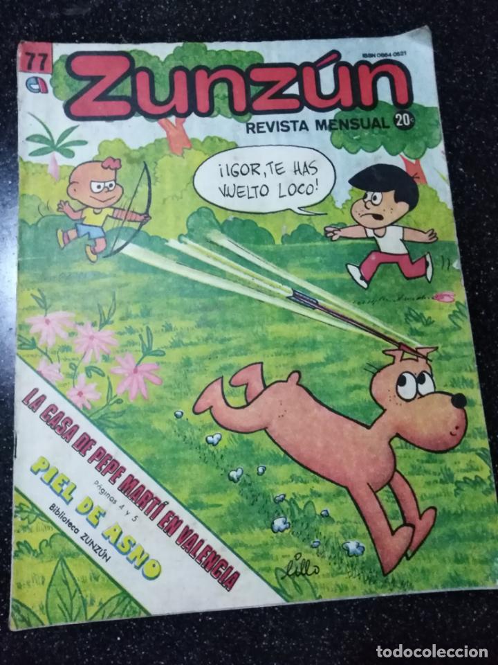 C&oacute;mics: CUBA. ZUNZ&Uacute;N. N&ordm; 77. MAYO,1988. - Foto 1