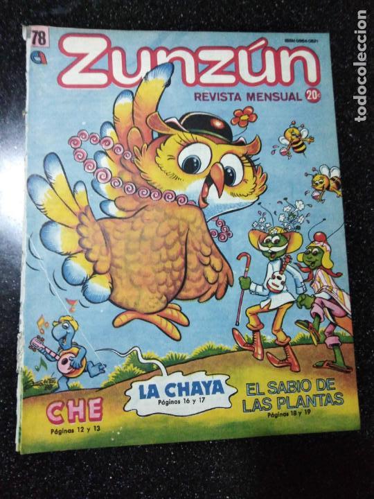 Comics: CUBA. ZUNZ&Uacute;N. N&ordm; 78. JUNIO, 1988.