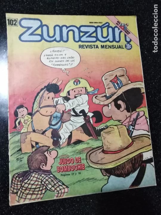 Comics: CUBA. ZUNZ&Uacute;N. N&ordm; 102. MARZO, 1991.