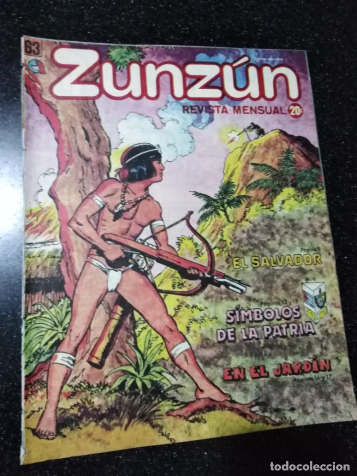 Comics: CUBA. ZUNZ&Uacute;N. N&ordm; 63. ENERO, 1987.