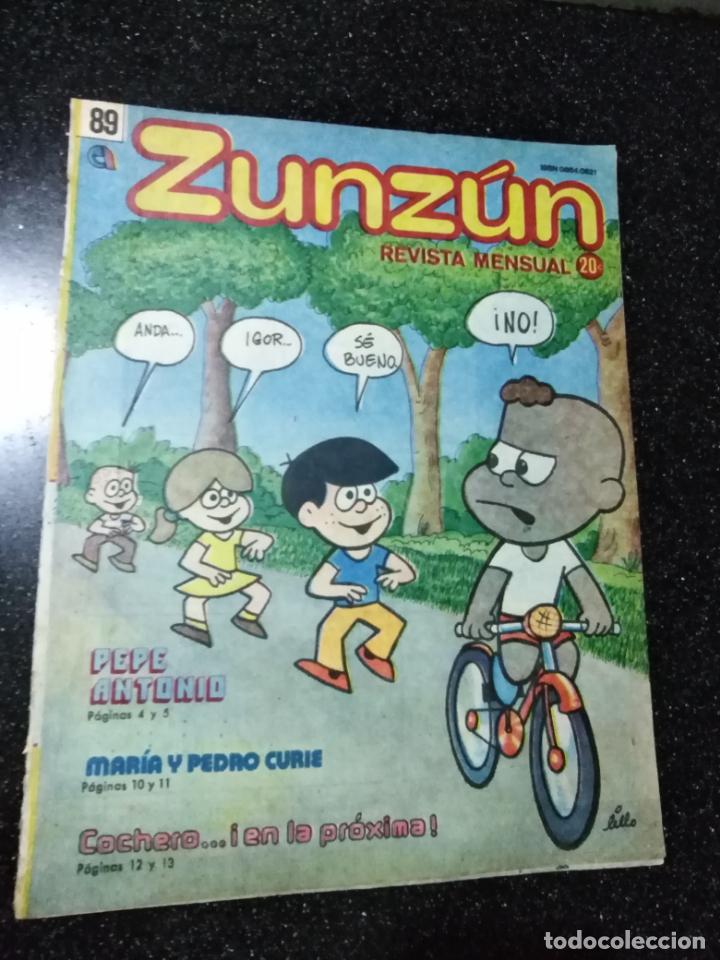 Comics: CUBA. ZUNZ&Uacute;N. N&ordm; 89. MAYO, 1989.