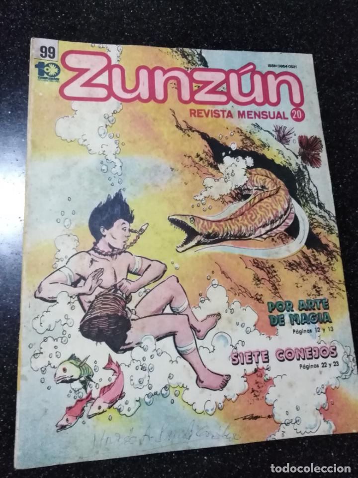 Comics: CUBA. ZUNZ&Uacute;N. N&ordm; 99. JUNIO, 1990.