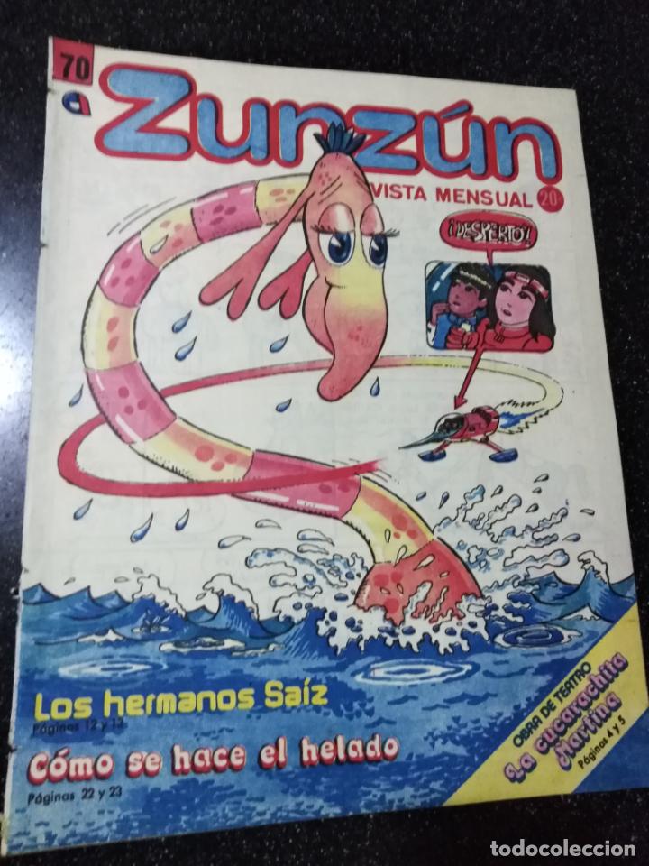 Comics: CUBA. ZUNZ&Uacute;N. N&ordm; 70. AGOSTO, 1987.