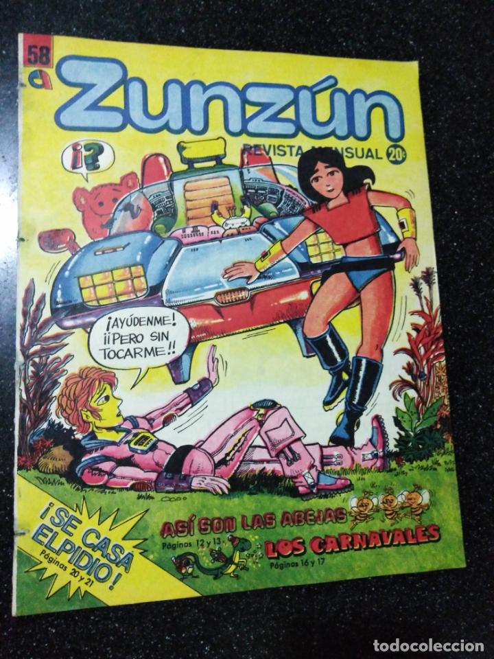 Comics : CUBA. ZUNZ&Uacute;N. N&ordm; 58. JUNIO-JULIO, 1986.