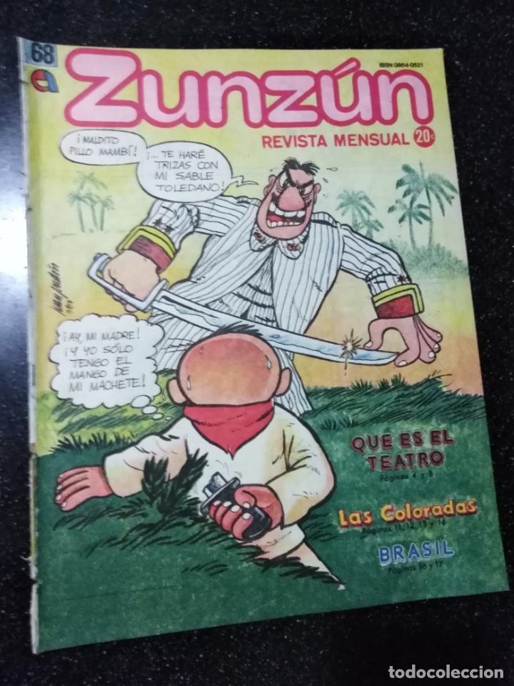 C&oacute;mics: CUBA. ZUNZ&Uacute;N. N&ordm; 68. JUNIO, 1987. - Foto 1