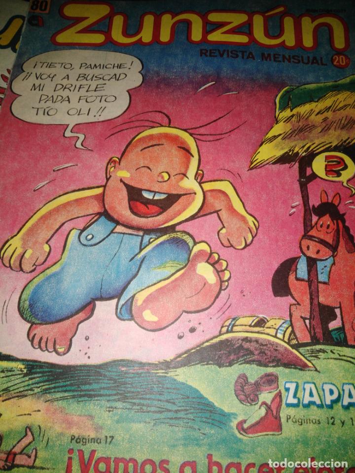 Comics : CUBA. ZUNZ&Uacute;N. N&ordm; 80. AGOSTO, 1988.