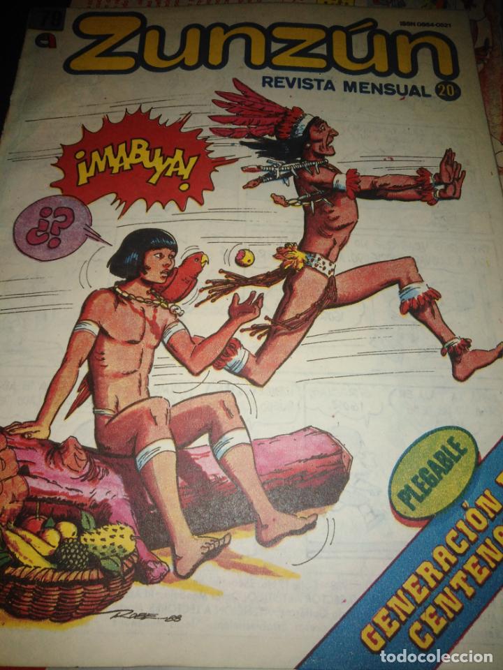 Comics : CUBA. ZUNZ&Uacute;N. N&ordm; 79. JULIO, 1988.