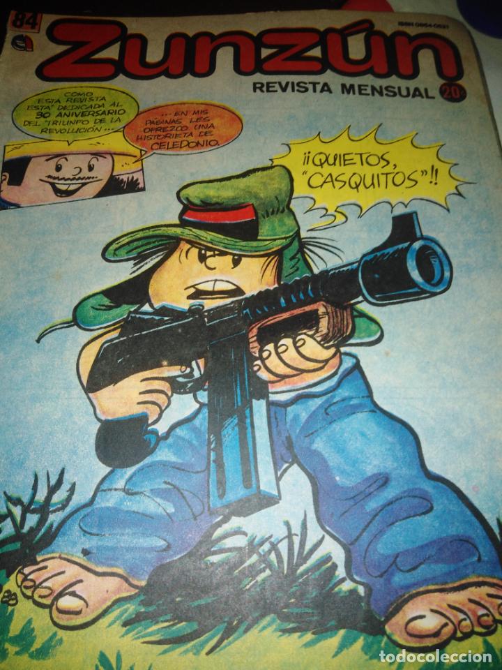 Comics : CUBA. ZUNZ&Uacute;N. N&ordm; 84. DICIEMBRE, 1988.