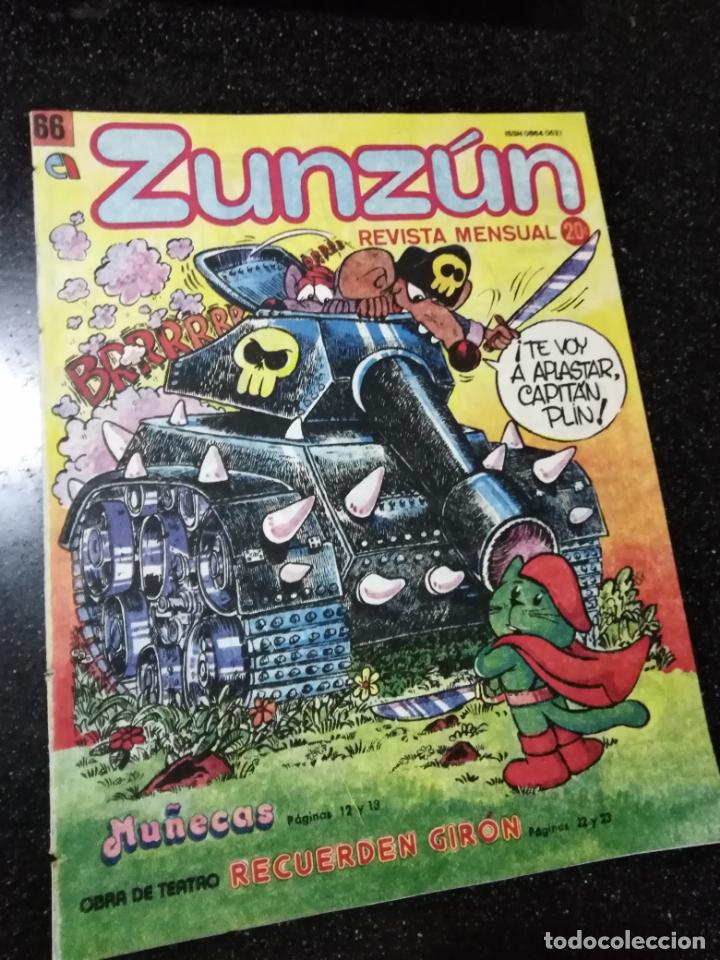 Comics : CUBA. ZUNZ&Uacute;N. N&ordm; 66. ABRIL, 1987.