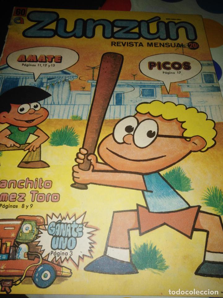 Comics : CUBA. ZUNZ&Uacute;N. N&ordm; 60. SEPTIEMBRE, 1986.