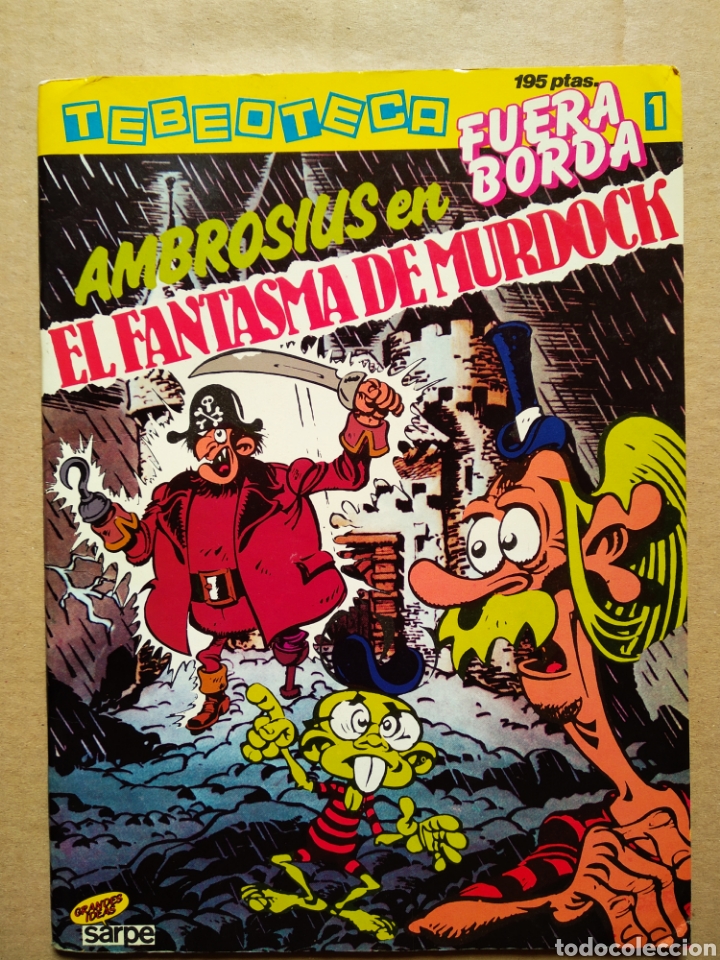 Fumetti: Tebeoteca Fuera Borda n&deg;1: Ambrosius en 'El fantasma de Murdock' (Grandes Ideas Sarpe, 1984).