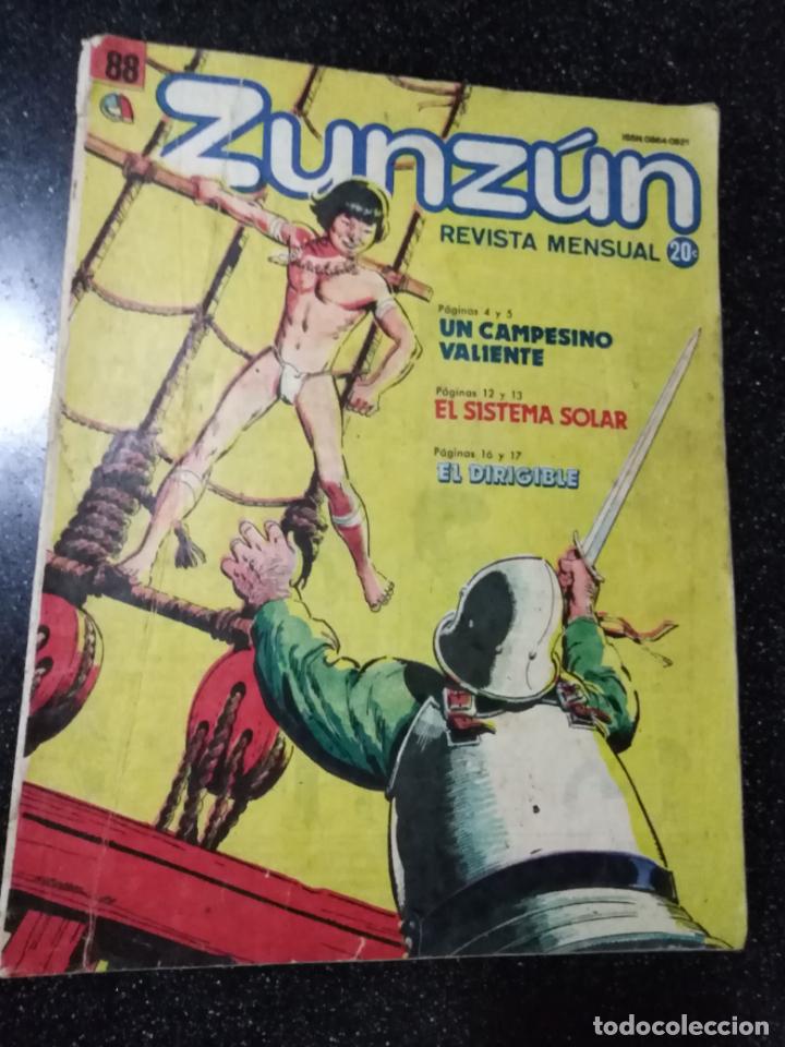 Fumetti: CUBA. ZUNZ&Uacute;N. N&ordm; 88. ABRIL, 1989.