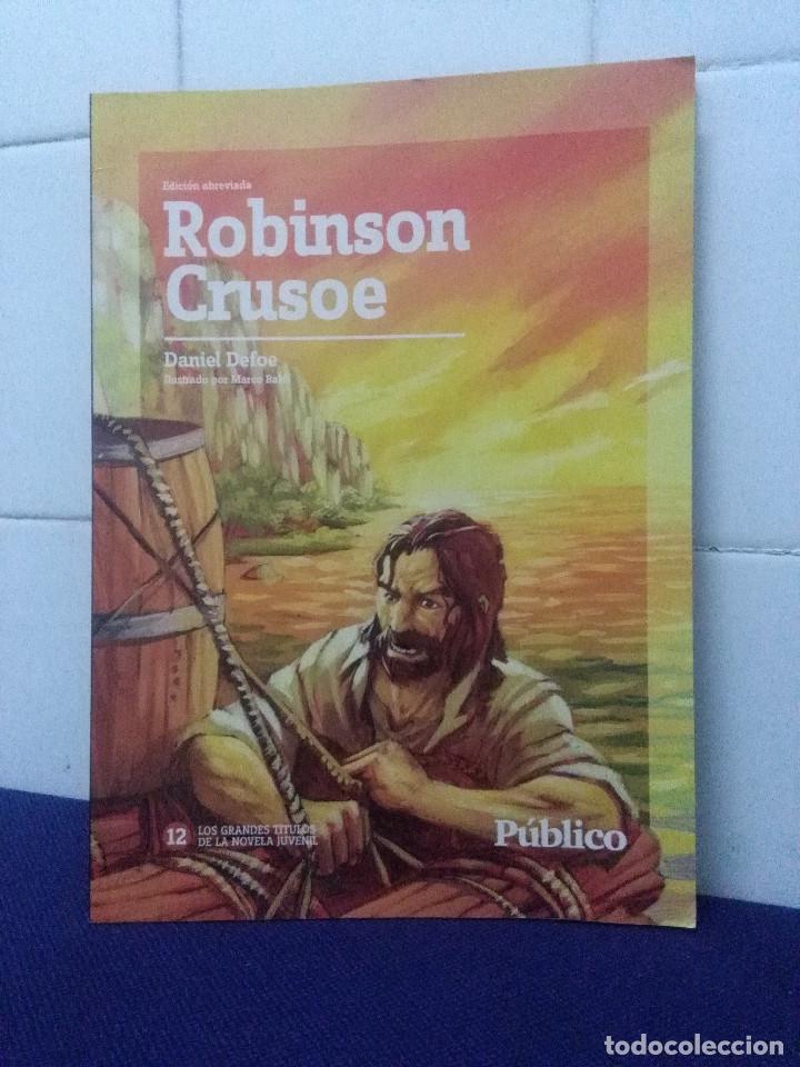C&oacute;mics: EDICI&Oacute;N ABREVIADA ROBINSON CRUSOE &ndash; DANIEL DEFOE - Foto 1