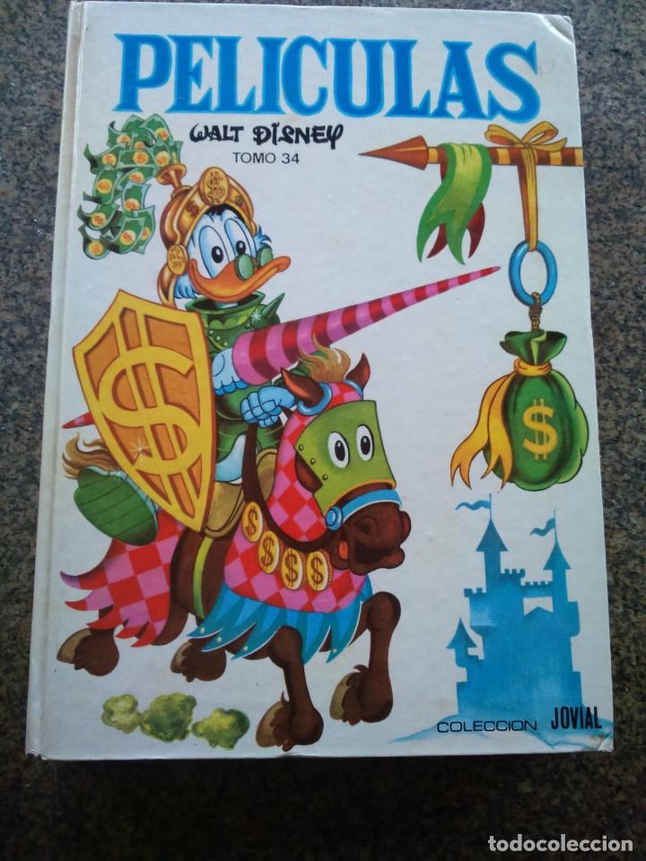Comics : PELICULAS WALT DISNEY -- TOMO 34 -- COLECCION JOVIAL 1986 --