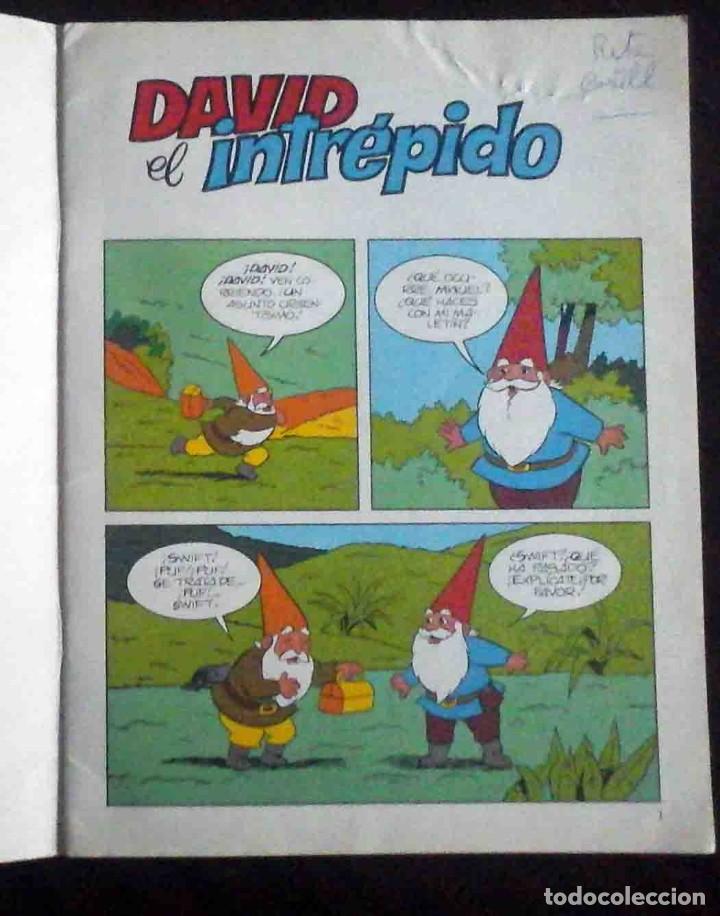 C&oacute;mics: David el Gnomo - David el intr&eacute;pido - Plaza y Jan&eacute;s, 1986 - Foto 2