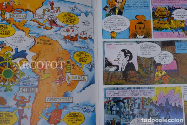 C&oacute;mics: HISTORIA DE LA M&Uacute;SICA EN COMICS - QUARTO 1985 - Foto 4