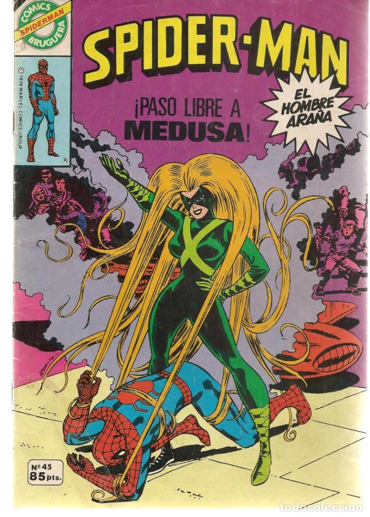 C&oacute;mics: SPIDERMAN. N&ordm; 45. COMICS BRUGUERA.  (C/A16) - Foto 1