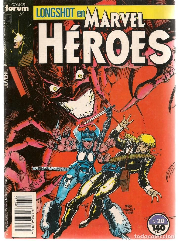 C&oacute;mics: LONGSHOT EN MARVEL H&Eacute;ROES. N&ordm; 20. FORUM. (C/A16) - Foto 1