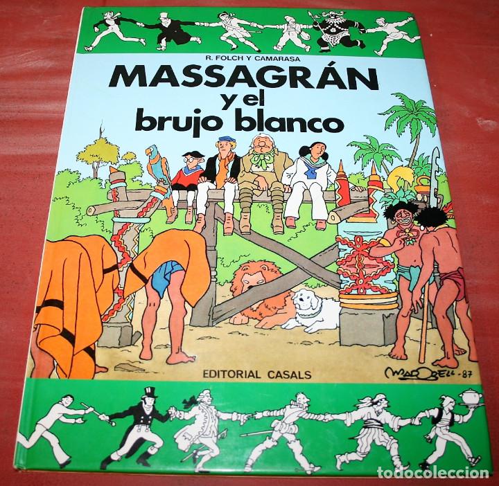 C&oacute;mics: MASSAGR&Aacute;N Y EL BRUJO BLANCO - MADORELL - CASALS - 1987 - EN CASTELLANO - Foto 1