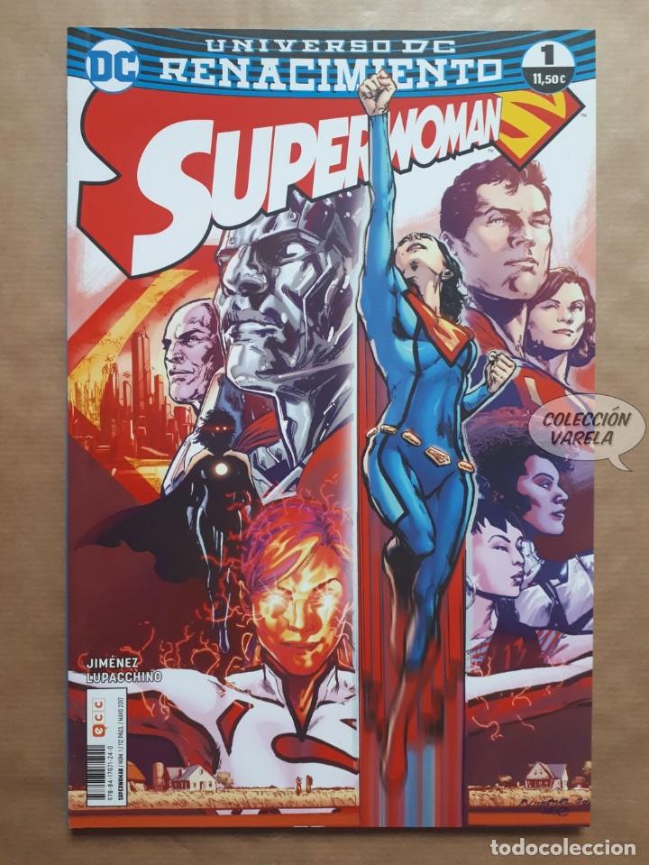 C&oacute;mics: Superwoman - Universo DC Renacimiento - Jim&eacute;nez y Lupacchino - R&uacute;stica - ECC - Foto 1