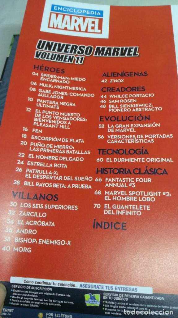 C&oacute;mics: ENCICLOPEDIA MARVEL	 / 	ALTAYA	 / 	UNIVERSO MARVEL	 / 	VOL 	 / 	11 - Foto 5