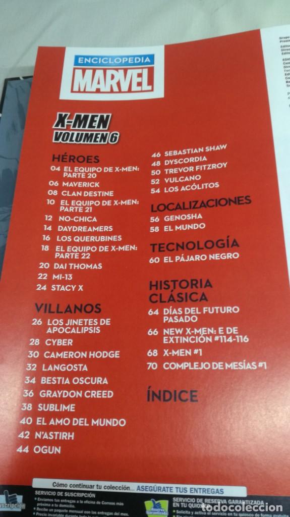 C&oacute;mics: ENCICLOPEDIA MARVEL	 / 	ALTAYA	 / 	X-MEN	 / 	VOL 	 / 	6 - Foto 6