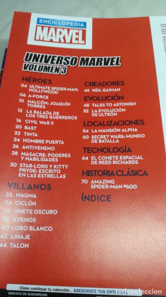 C&oacute;mics: ENCICLOPEDIA MARVEL	 / 	ALTAYA	 / 	UNIVERSO MARVEL	 / 	VOL 	 / 	3 - Foto 5