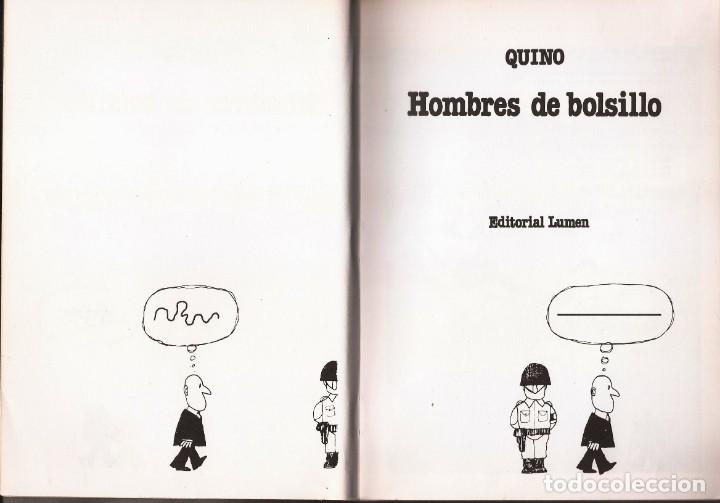C&oacute;mics: HOMBRES DE BOLSILLO &ndash; QUINO &ndash; ED LUMEN, 1989 - Foto 2