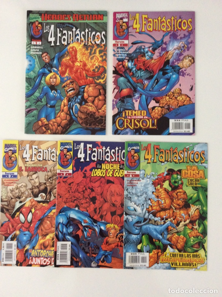 C&oacute;mics: LOTE 5 C&Oacute;MICS LOS 4 FANT&Aacute;STICOS Vol.3 . FORUM (1-9) - Foto 1