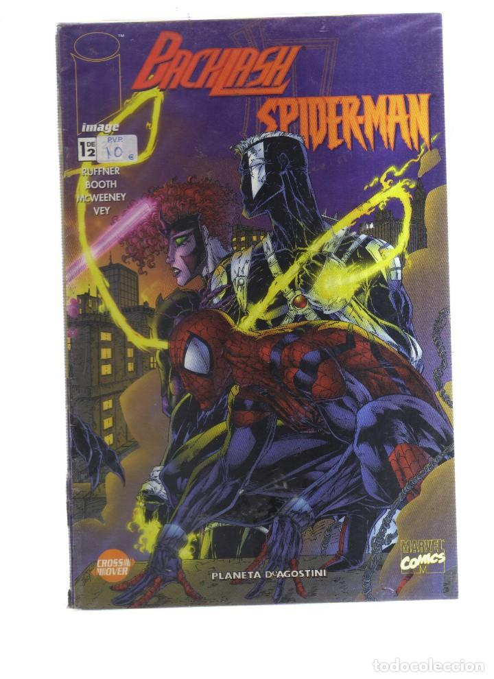 C&oacute;mics: SPIDERMAN 1 DE 2 BACHLASH  DOS EJEMPLARES - Foto 1