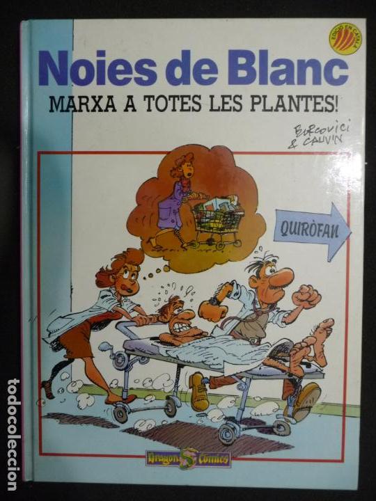 C&oacute;mics: NOIES DE BLANC. MARXA A TOTES LES PLANTES! DRAGON COMICS, CATAL&Aacute;N - Foto 1