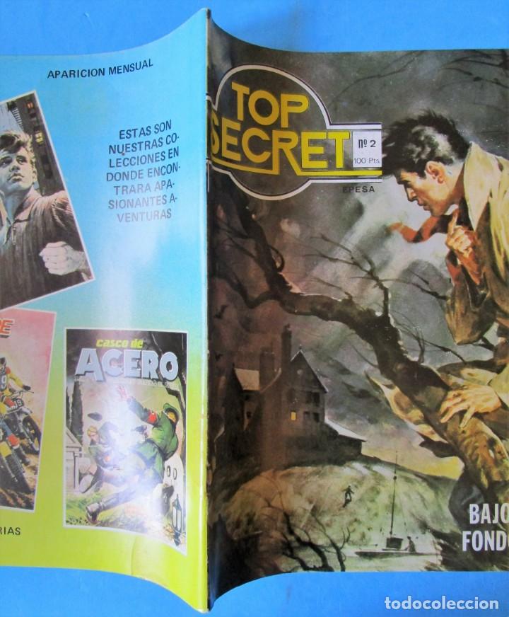 C&oacute;mics: COMIC TOP SECRET N&ordm; 2 - BAJOS FONDOS - 1982 - Foto 2