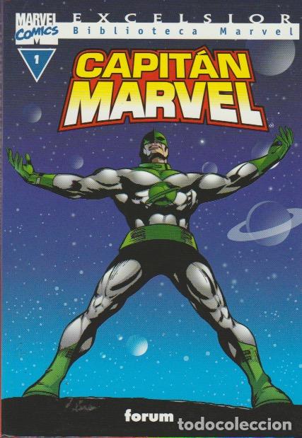 C&oacute;mics: Biblioteca Marvel: Capit&aacute;n Marvel. Forum 2002. Colecci&oacute;n completa (10 ejemplares) - Foto 1