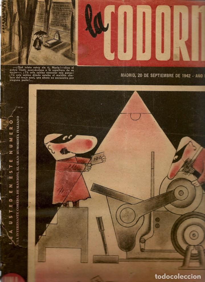 C&oacute;mics: LA CODORNIZ. N&ordm; 68. 20 SEPTIEMBRE 1942. (B/A48) - Foto 1