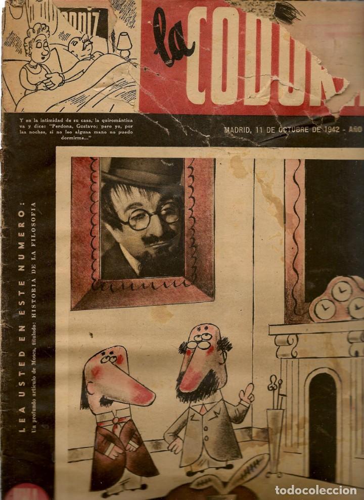 C&oacute;mics: LA CODORNIZ. N&ordm; 71. 11 OCTUBRE  1942. (B/A48) - Foto 1