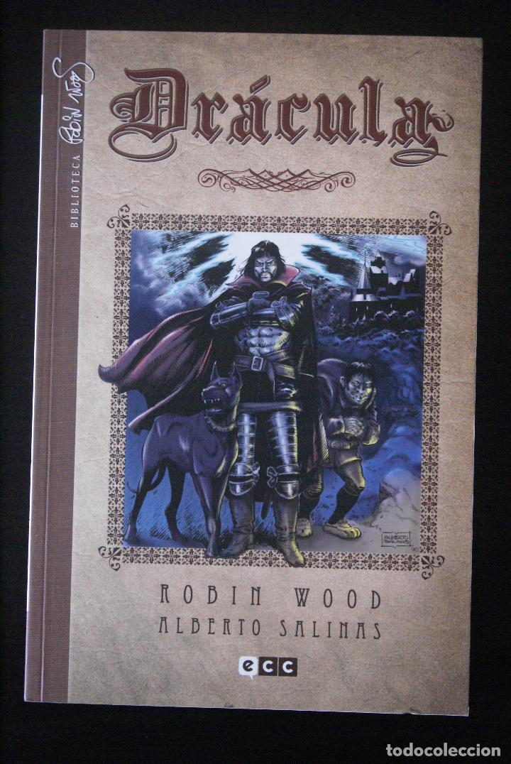 C&oacute;mics: Biblioteca ROBIN WOOD: Dr&aacute;cula, N&ordm; &uacute;nico ECC Ediciones, 2012. Alberto Salinas. - Foto 1