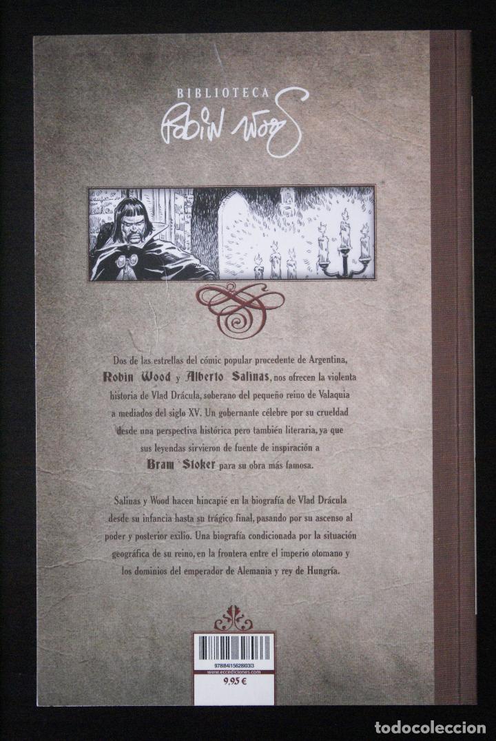 C&oacute;mics: Biblioteca ROBIN WOOD: Dr&aacute;cula, N&ordm; &uacute;nico ECC Ediciones, 2012. Alberto Salinas. - Foto 2