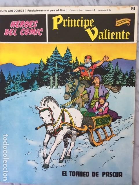 C&oacute;mics: PRINCIPE VALIENTE N&ordm; 51 - HEROES DEL COMIC - ED. BURU LAN 1972 - Foto 1