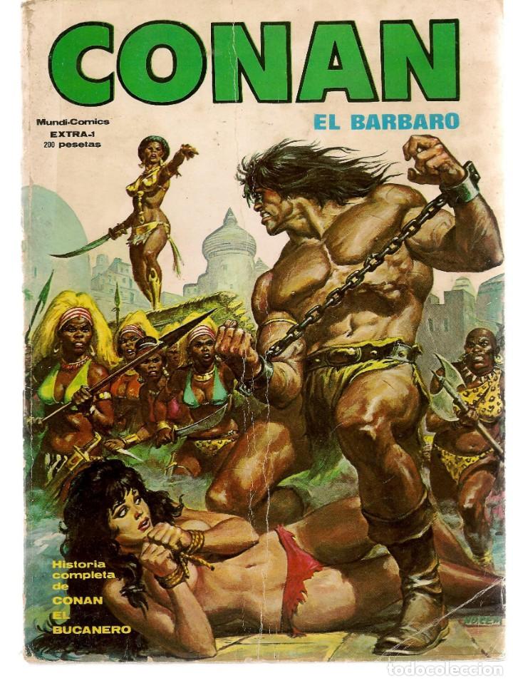C&oacute;mics: CONAN, EL BARBARO. EXTRA N&ordm; 1. MUNDI-COMICS.  (ST/A1) - Foto 1