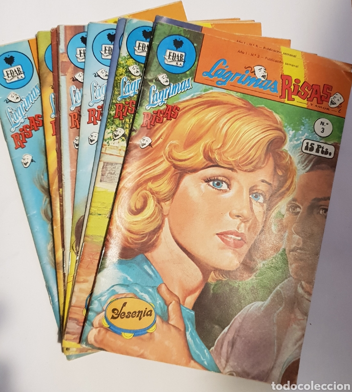 C&oacute;mics: Lote 10 ejemplares de L&aacute;grimas y risas - Foto 1