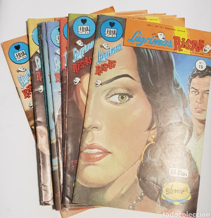 C&oacute;mics: Lote 10 ejemplares de L&aacute;grimas y risas - Foto 1