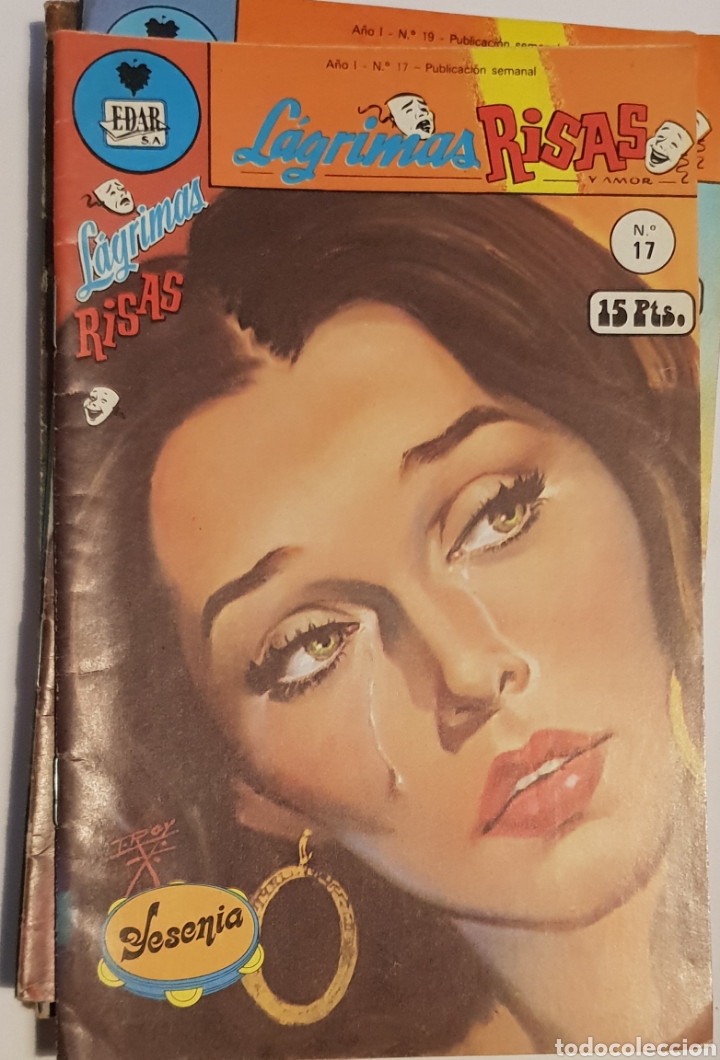 C&oacute;mics: Lote 10 ejemplares de L&aacute;grimas y risas - Foto 3
