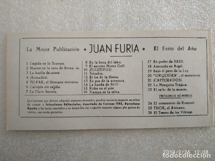 C&oacute;mics: C&oacute;mic Juan Furia n&uacute;mero 20 Frank Robbins - Foto 2