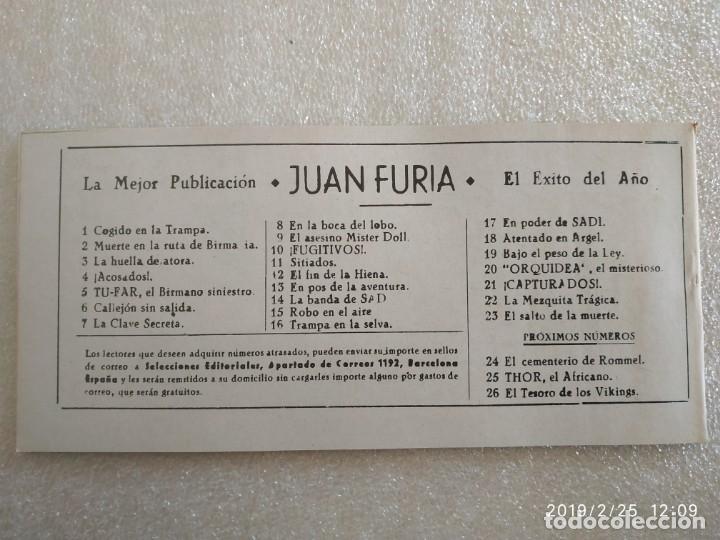 C&oacute;mics: C&oacute;mic Juan Furia n&uacute;mero 19 Frank Robbins - Foto 2