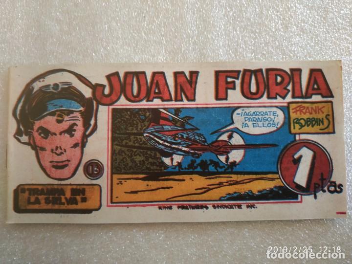 C&oacute;mics: C&oacute;mic Juan Furia n&uacute;mero 16 Frank Robbins - Foto 1