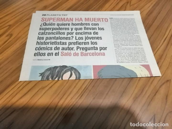Comics: RESE&Ntilde;A DEL SAL&Oacute;N DEL COMIC DE BARCELONA. PRISCILA GUILAYN. TRES P&Aacute;GINAS. EL PA&Iacute;S. 2004. RARO
