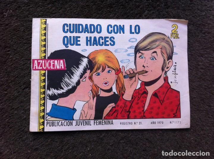C&oacute;mics: C&Oacute;MIC (AZUCENA)  CUIDADO CON LO QUE HACES. 1970. N&ordm; 1173 - Foto 1