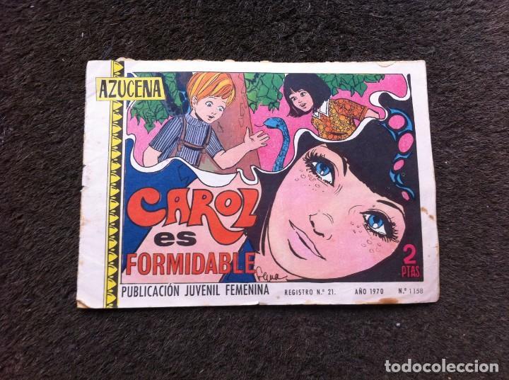 C&oacute;mics: C&Oacute;MIC (AZUCENA) CAROL ES FORMIDABLE. 1970. N&ordm; 1158 - Foto 1