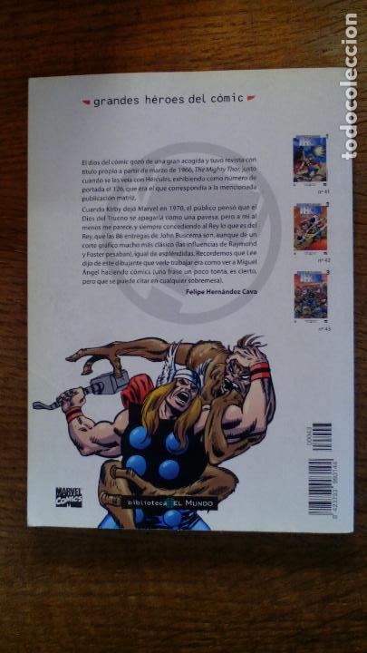 C&oacute;mics: EL PODEROSO THOR N&deg;43  GRANDES H&Eacute;ROES  DEL  COMIC  BIBLIOTECA EL  MUNDO - Foto 2