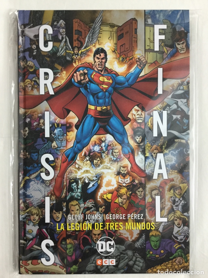 C&oacute;mics: Crisis final. La legi&oacute;n de tres Mundos - Geoff Johns, George P&eacute;rez - ECC - Foto 1